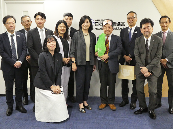 台湾観光署　陳玉秀署長がJATAを表敬訪問