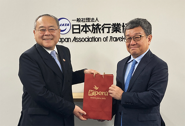 駐日ペルー共和国新任大使　フランシスコ・ハセガワ氏らがJATAを訪問